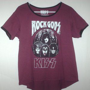 Kiss Rock Gods ladies T-shirt - size OX